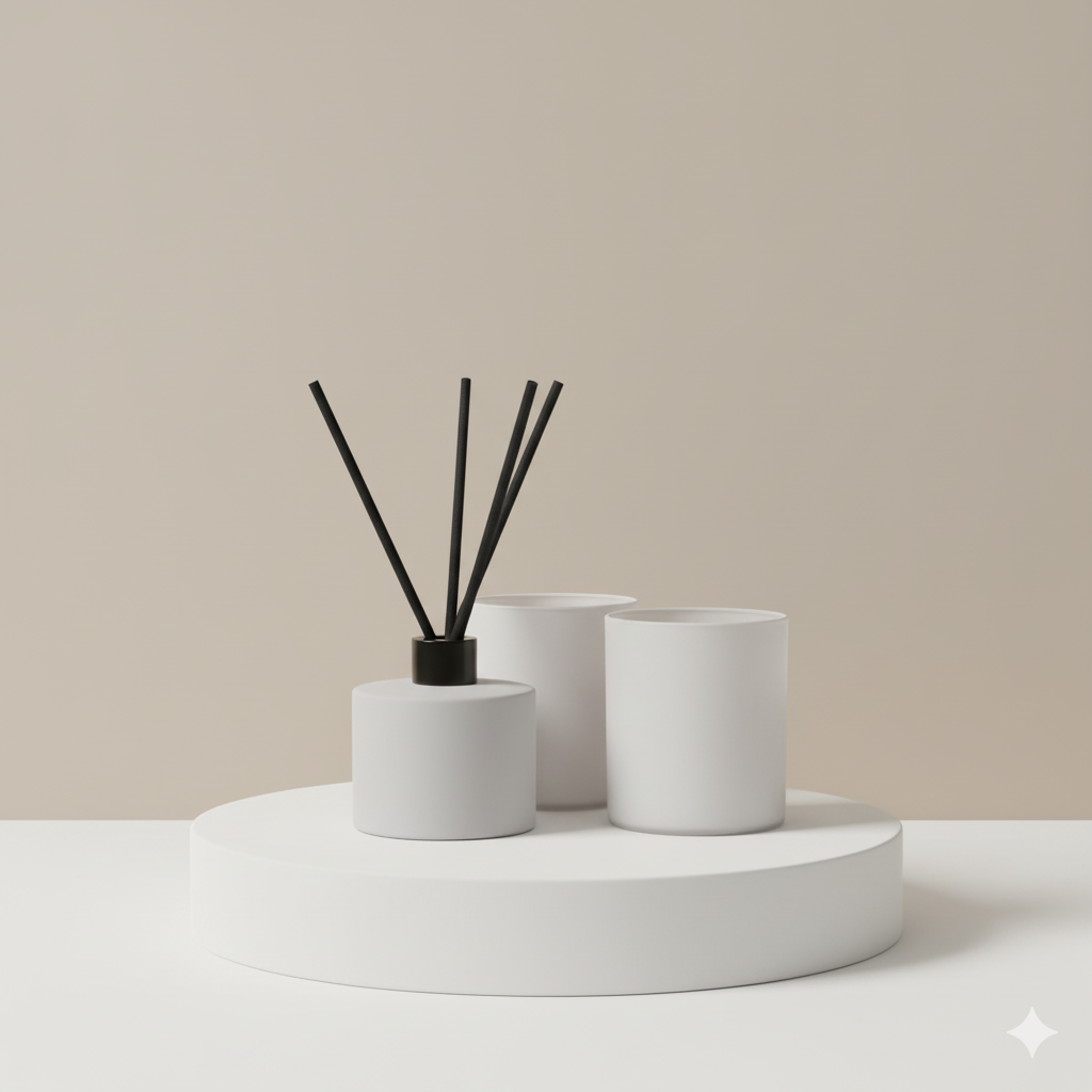 Modern Gray Matte Reed Diffuser Trio