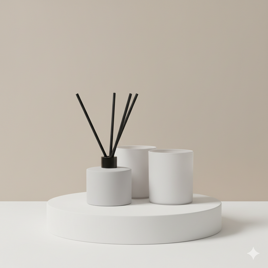 Modern Gray Matte Reed Diffuser Trio